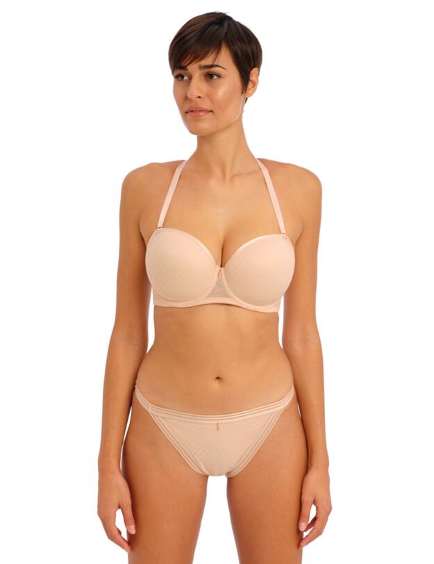 Freya Tailored Padded Strapless Bra Natural Beige
