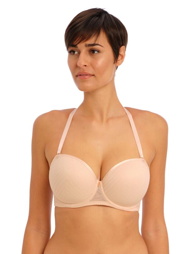 Freya Tailored Padded Strapless Bra Natural Beige