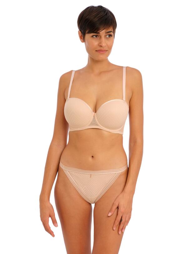 Freya Tailored Padded Strapless Bra Natural Beige