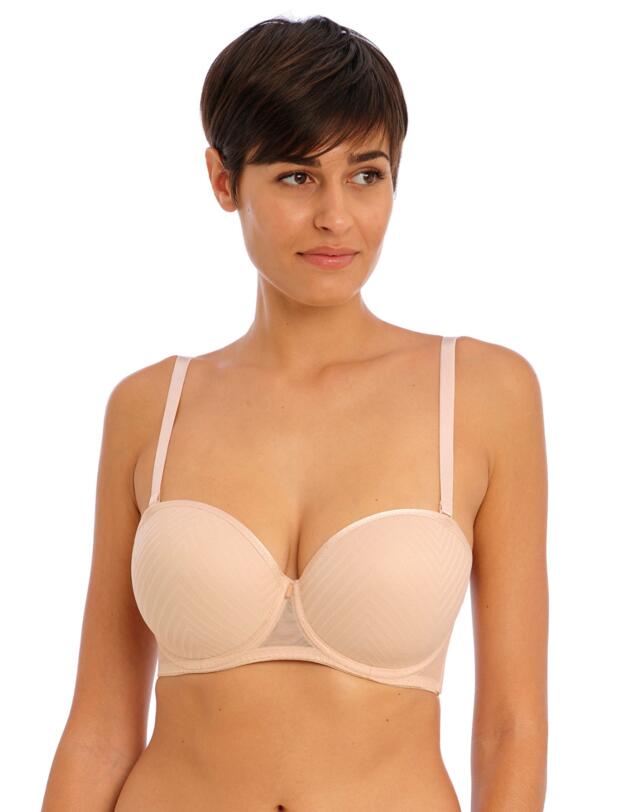 Freya Tailored Padded Strapless Bra Natural Beige