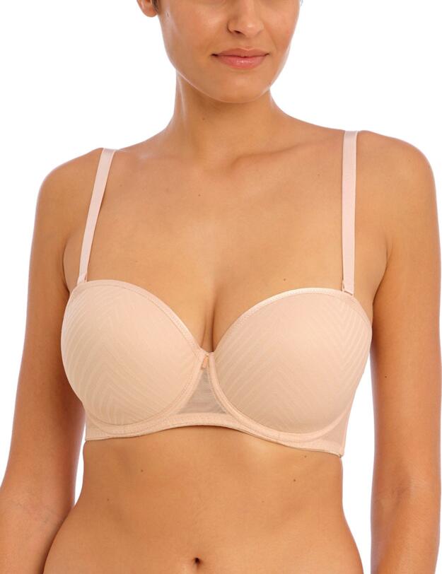 Freya Tailored Padded Strapless Bra Natural Beige