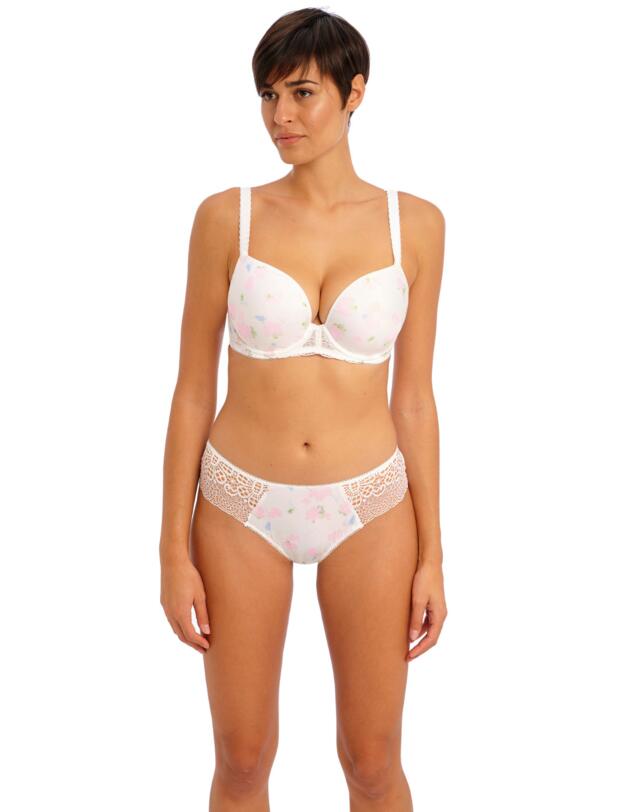 Freya Daydreaming Brief Flora White