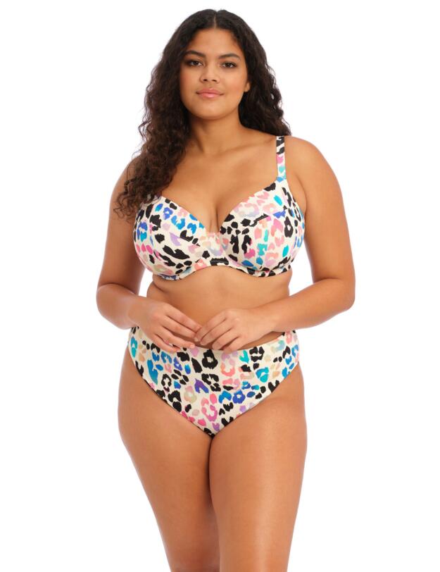 Elomi Party Bay Plunge Bikini Top Multi