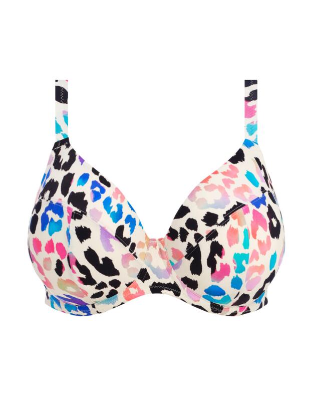 Elomi Party Bay Plunge Bikini Top Multi