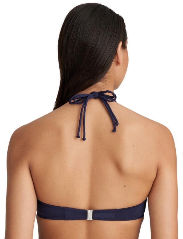  Marie Jo San Domino Padded Triangle Bikini Top Evening Blue