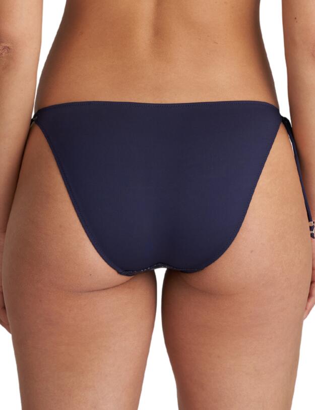 Marie Jo San Domino Tie Side Bikini Brief Evening Blue