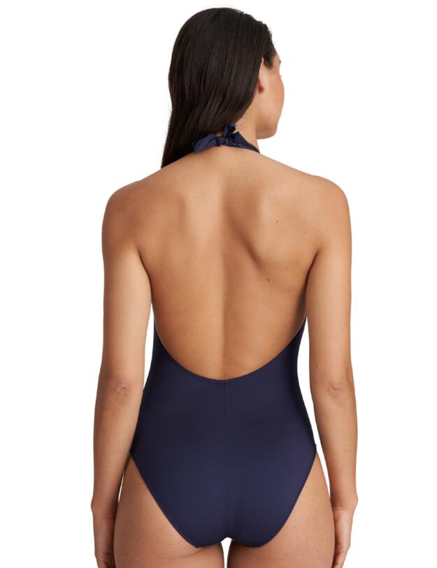 Marie Jo San Domino Padded Triangle Swimsuit Evening Blue