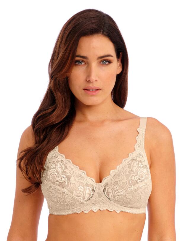 Wacoal Eglantine Non-wired Plunge Bra Creme Brulee