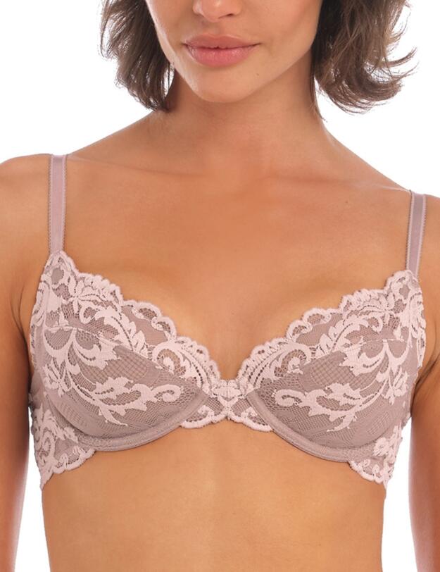 Wacoal Instant Icon Plunge Bra Cafe Au Lait
