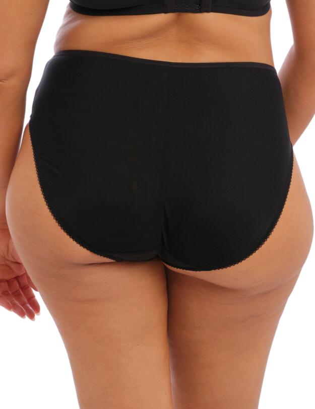 Elomi Namrah High Leg Brief Black 
