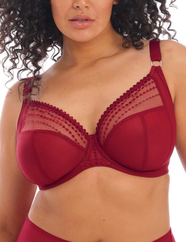 Elomi Matilda Plunge Bra Crimson