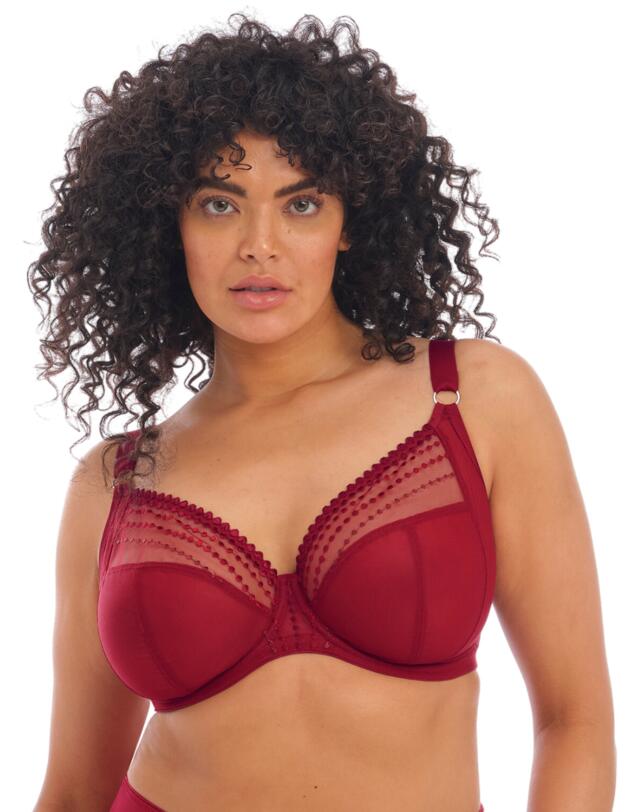 Elomi Matilda Plunge Bra Crimson