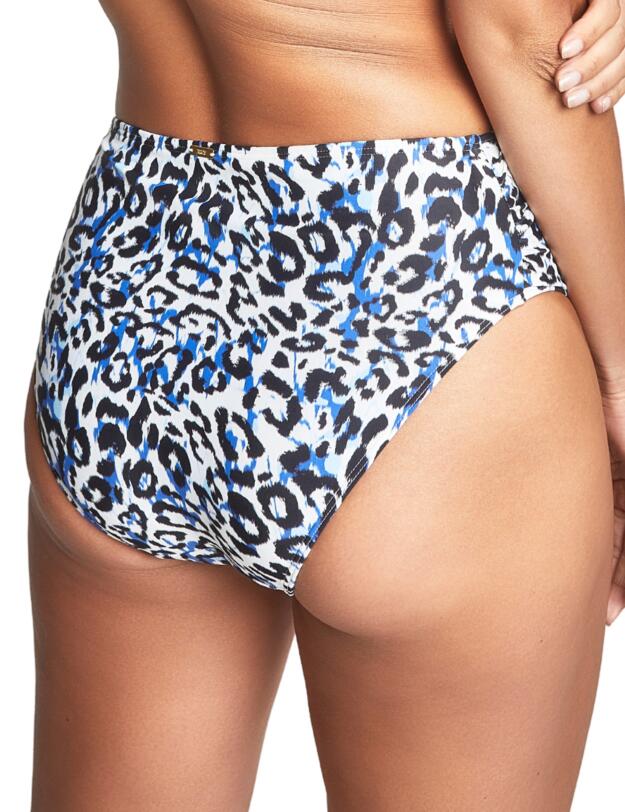 Panache Serengeti Midi Bikini Brief Blue Animal