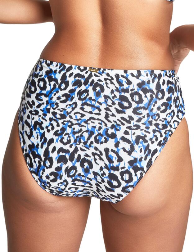 Panache Serengeti Midi Bikini Brief Blue Animal