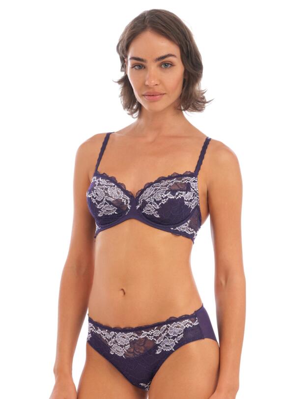 Wacoal Lace Perfection Underwired Bra Evening Blue