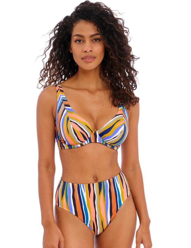 Freya Torra Bay High Waist Bikini Brief Multi 