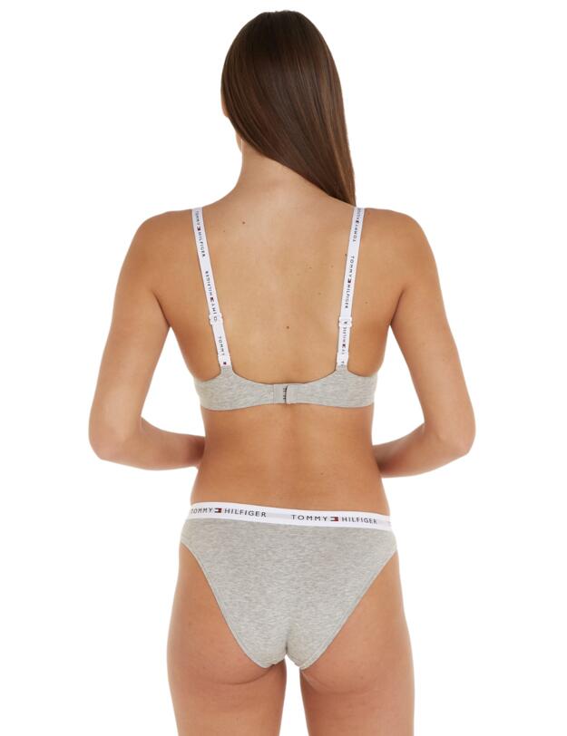 Tommy Hilfiger Icon 2.0 Lightly Lined Triangle Bra Light Grey Heather