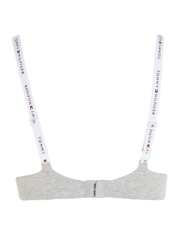 Tommy Hilfiger Icon 2.0 Lightly Lined Triangle Bra Light Grey Heather