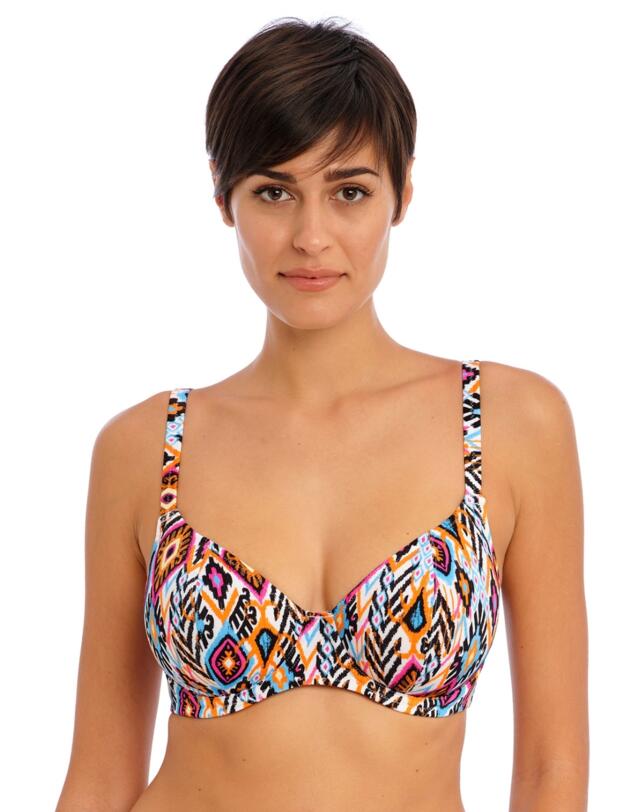 Freya Viva La Fiesta Plunge Bikini Top Multi