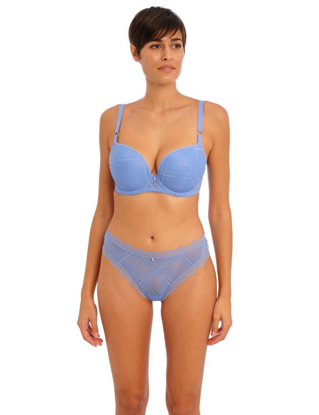 Freya Fatale Moulded Plunge T-Shirt Bra Cornflower