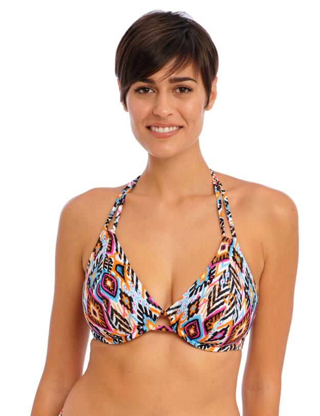Freya Viva La Fiesta Halter Bikini Top Multi