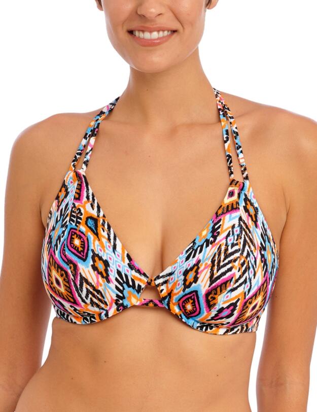 Freya Viva La Fiesta Halter Bikini Top Multi