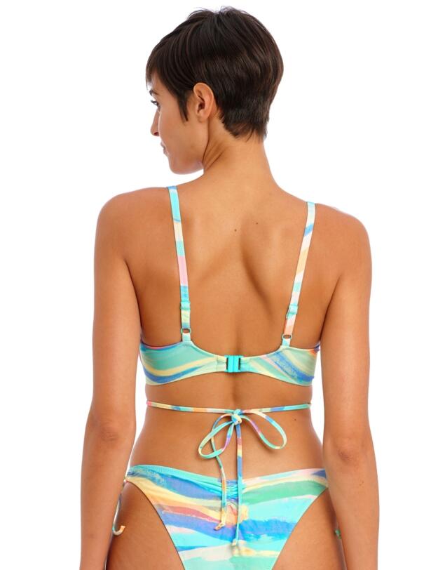Freya Summer Reef Plunge Bikini Top Aqua