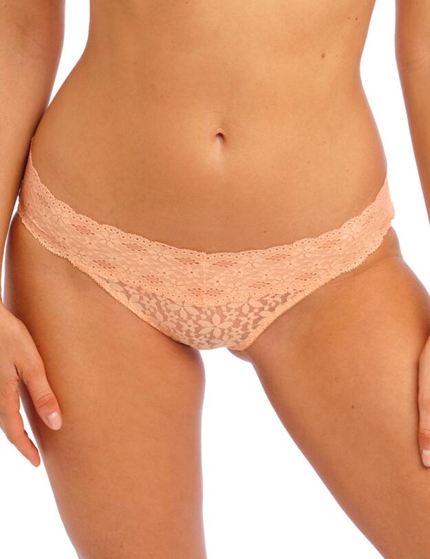 Wacoal Halo Lace Brief Almost Apricot 