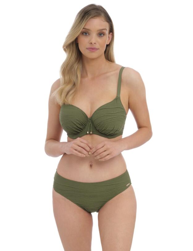 Fantasie Beach Waves Full Cup Bikini Top Olive