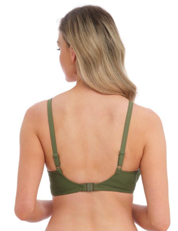 Fantasie Beach Waves Full Cup Bikini Top Olive