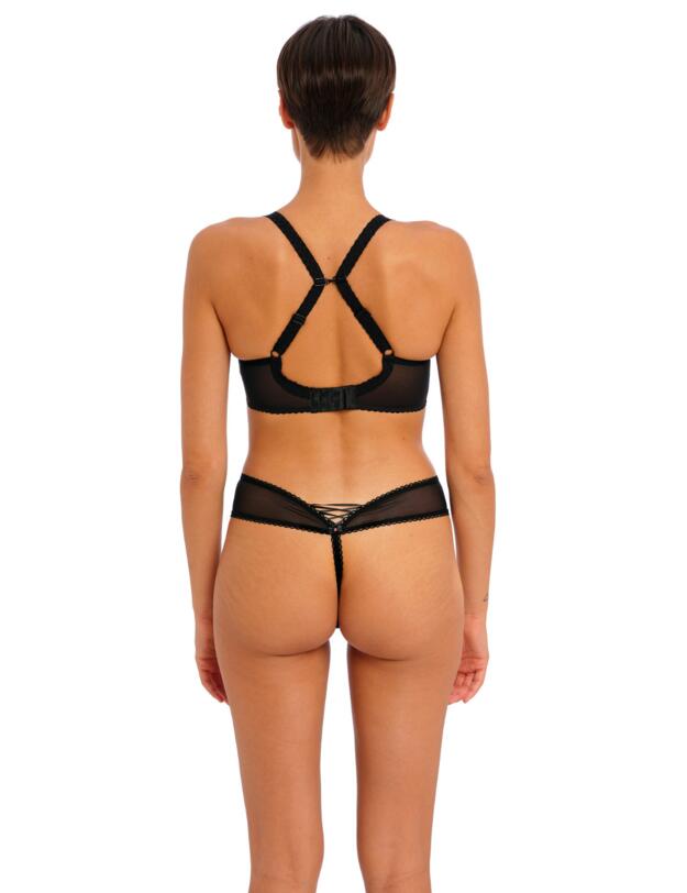 Freya Rose Blossom Moulded Plunge T-Shirt Bra Black