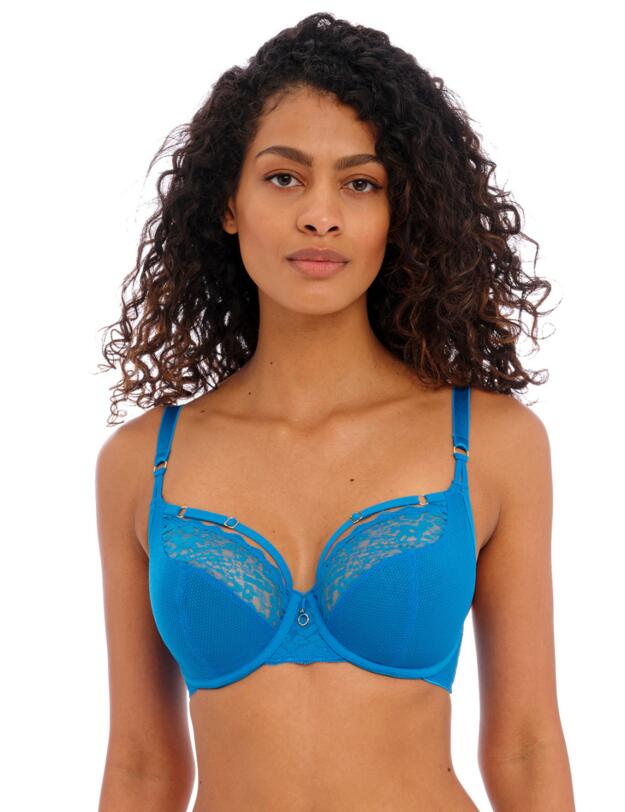Freya Temptress Plunge Bra Med Blue