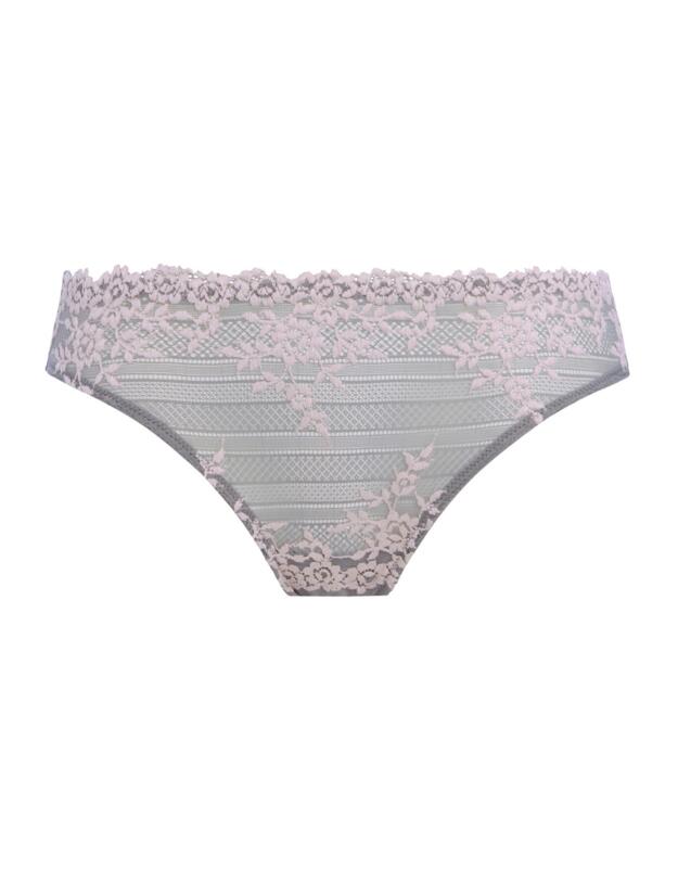 Wacoal Embrace Lace Brief Smoke/Crystal Pink