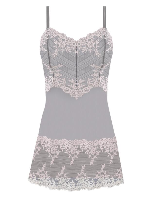 Wacoal Embrace Lace Chemise Smoke/Crystal Pink