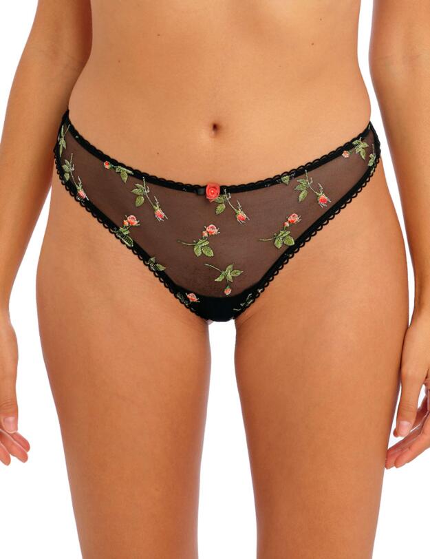 Freya Rose Blossom Brazilian Brief Black