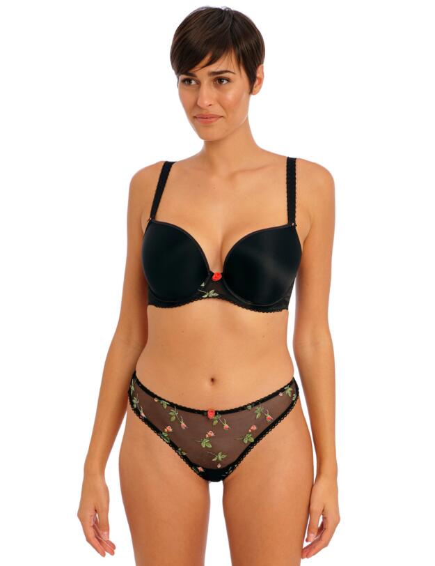 Freya Rose Blossom Brazilian Brief Black