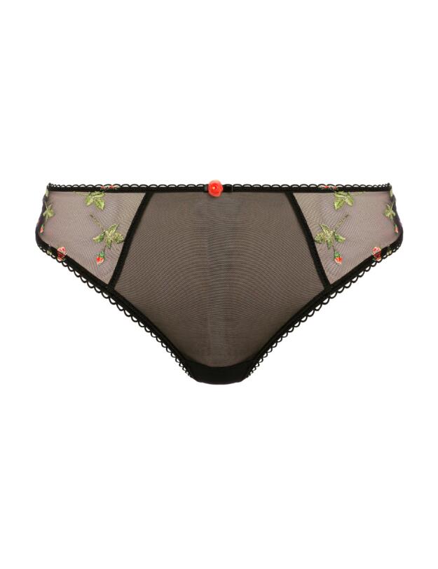 Freya Rose Blossom Thong Black
