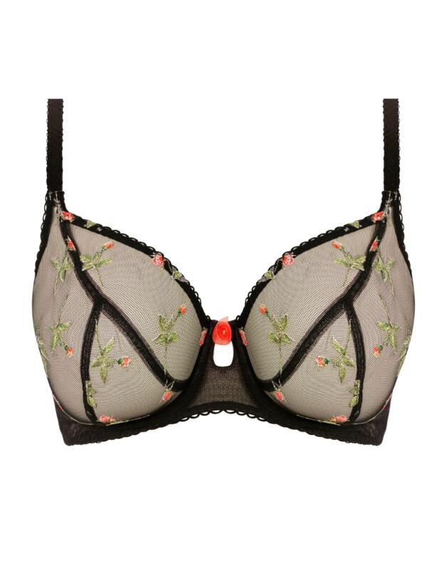 Freya Rose Blossom Plunge Bra Black