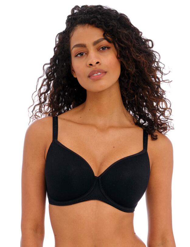 Freya Chill Moulded T-Shirt Bra Black