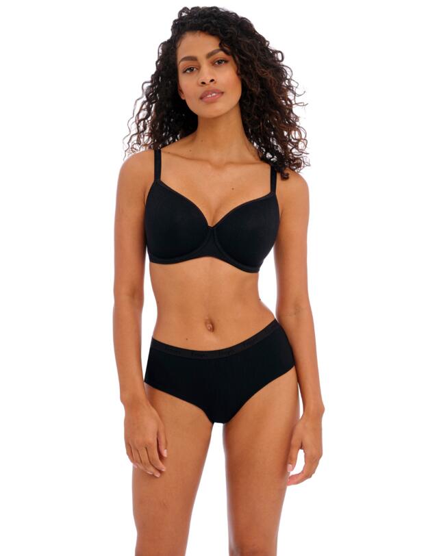 Freya Chill Moulded T-Shirt Bra Black