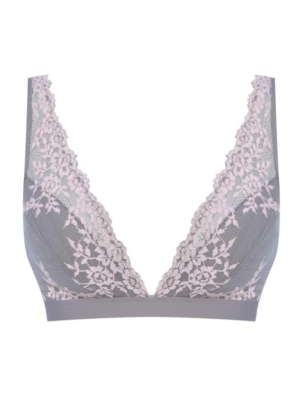Wacoal Embrace Lace Soft Cup Bra Smoke/Crystal Pink