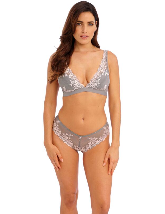 Wacoal Embrace Lace Soft Cup Bra Smoke/Crystal Pink