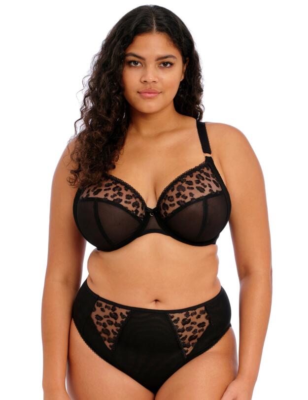 Elomi Namrah High Leg Brief Jet