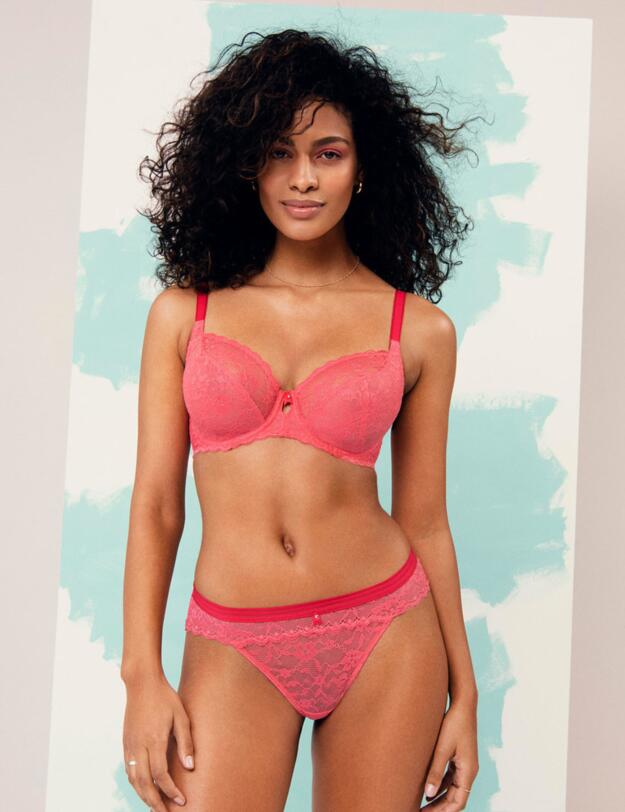 Freya Offbeat Brazilian Brief Pink 