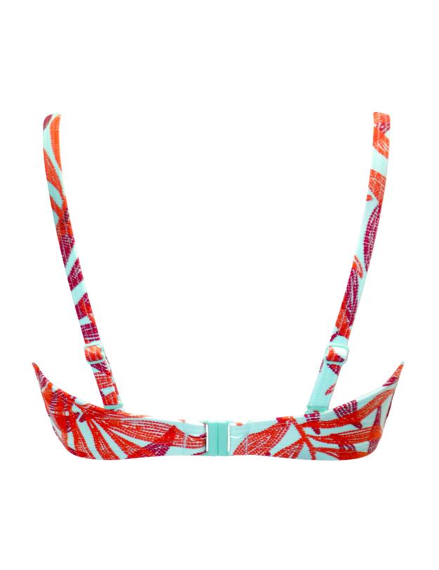 Pour Moi Free Spirit Twist Front Bikini Top Aqua Palm