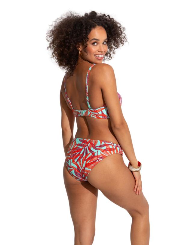 Pour Moi Free Spirit Twist Front Bikini Top Aqua Palm