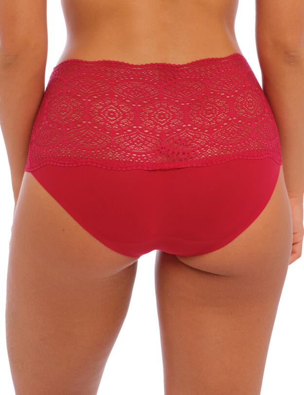 Fantasie Lace Ease Invisible Stretch Full Brief Red