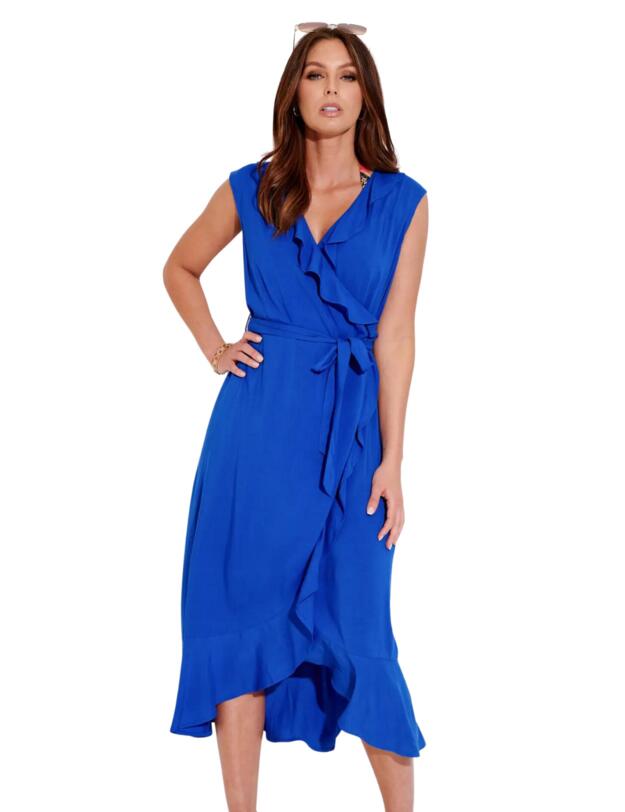 Pour Moi Midaxi Beach Dress Ultramarine