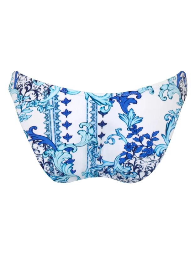 Pour Moi Amalfi V-Shape Bikini Brief White/Blue