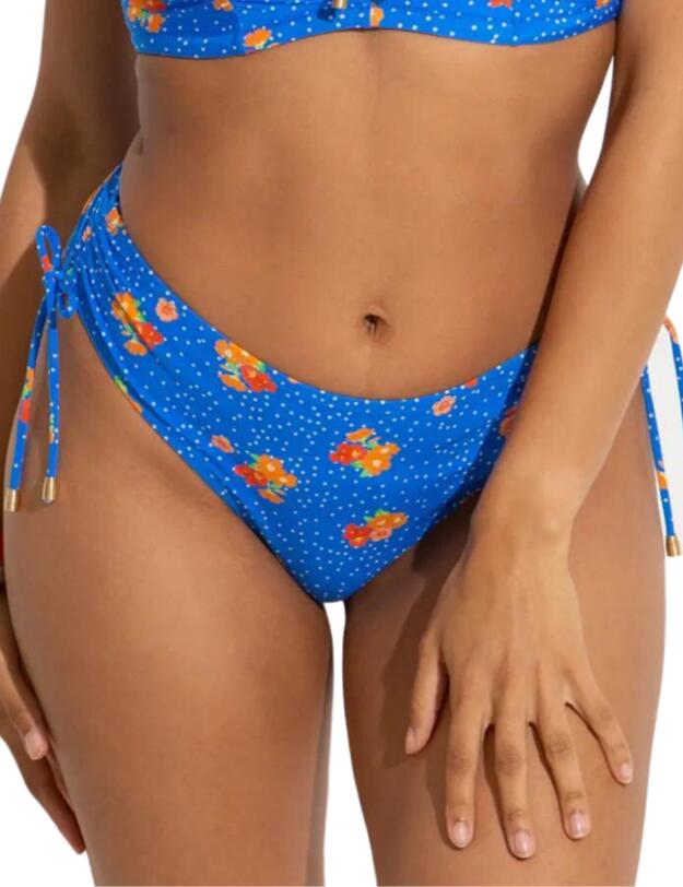 Pour Moi Santa Cruz Bikini Brief Blue Floral 